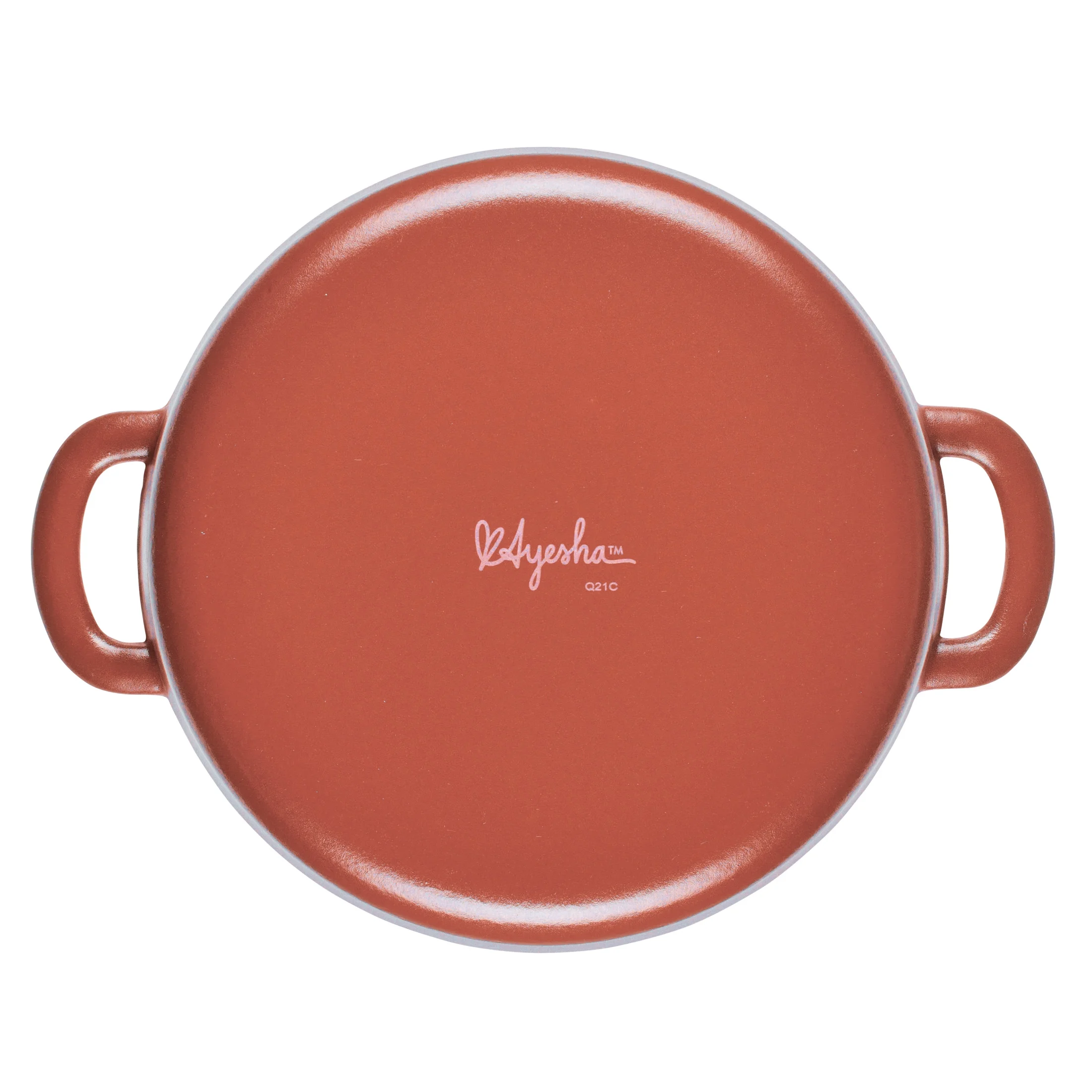 Ayesha Curry Enameled Cast Iron Dutch Oven with Lid, 6 Quart, Anchor Blue