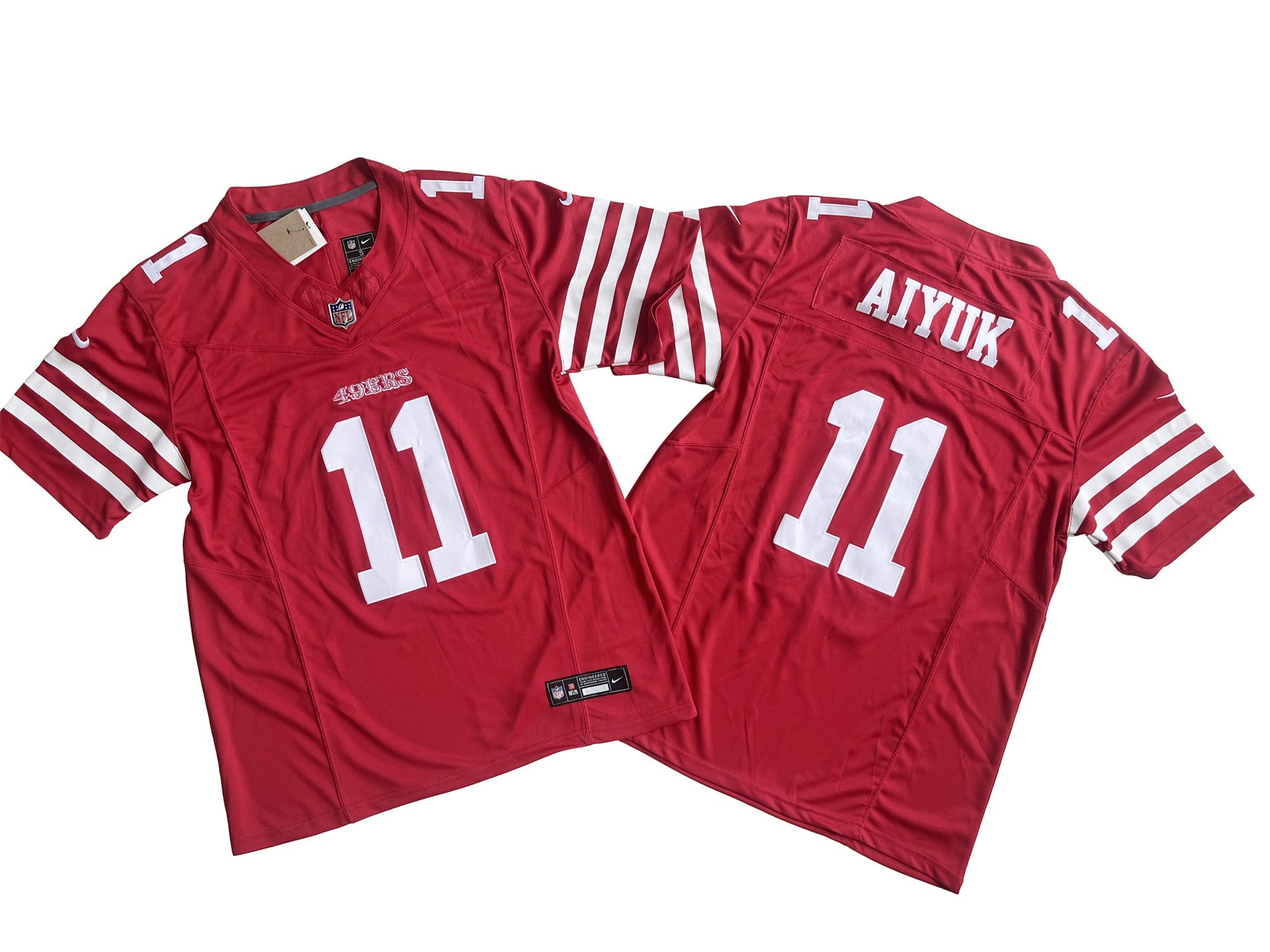 San Francisco 49ers 11# Brandon Aiyuk Nike Vapor F.U.S.E. Limited Jersey