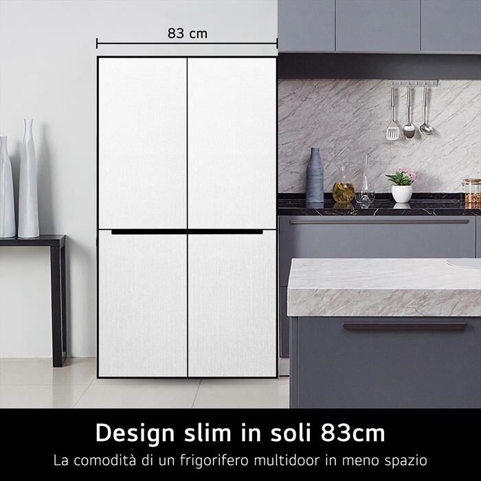 LG - Frigorifero 4 porte GMM41MSBEM Classe E 474 lt