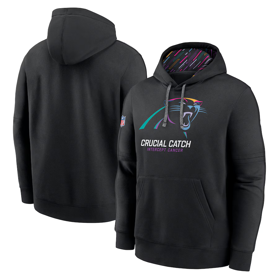 Carolina Panthers Crucial Catch Club Men's Hoodie