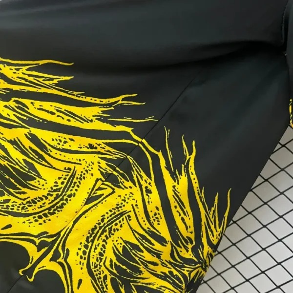 2024/2025 Real Madrid Special Glod Dragon Black Football Shirt 1:1 Thai Quality