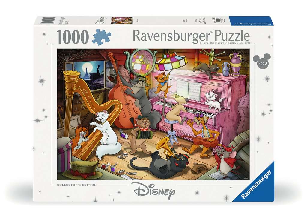 Disney Collector's Edition Aristocats – 1000 Piece Jigsaw Puzzle (Ravensburger)