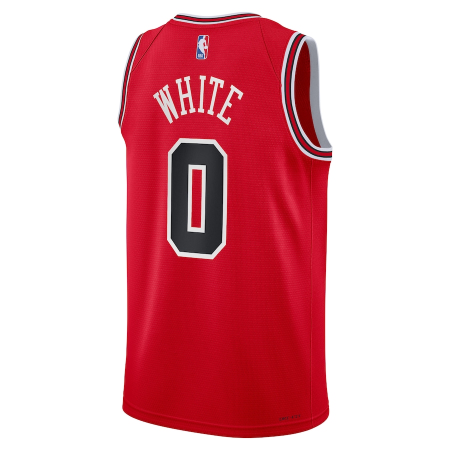 Youth Chicago Bulls Coby White Red Swingman Jersey - Icon Edition