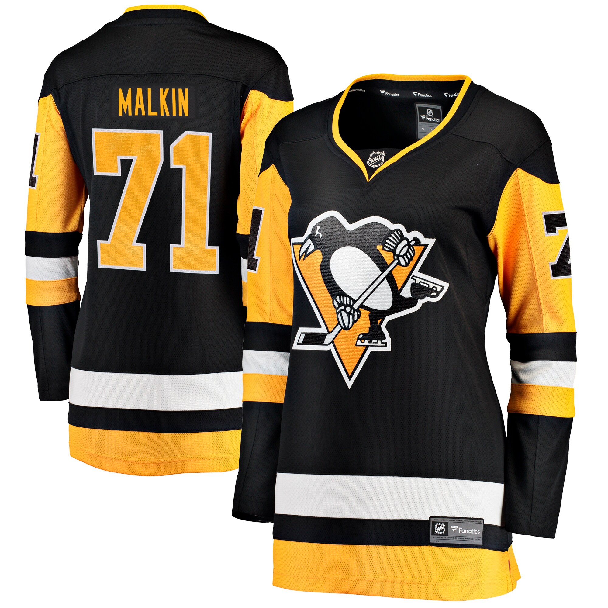 Evgeni Malkin Pittsburgh Penguins Fanatics Women’s Home Breakaway   Jersey – Black