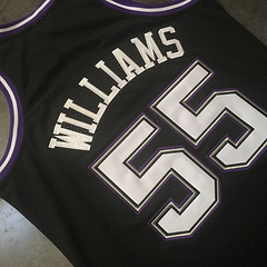 Sacramento Kings Jason Williams Black 55 MN