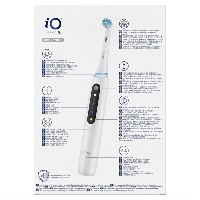 ORAL-B - Spazzolino elettrico IO5 S-BIANCO