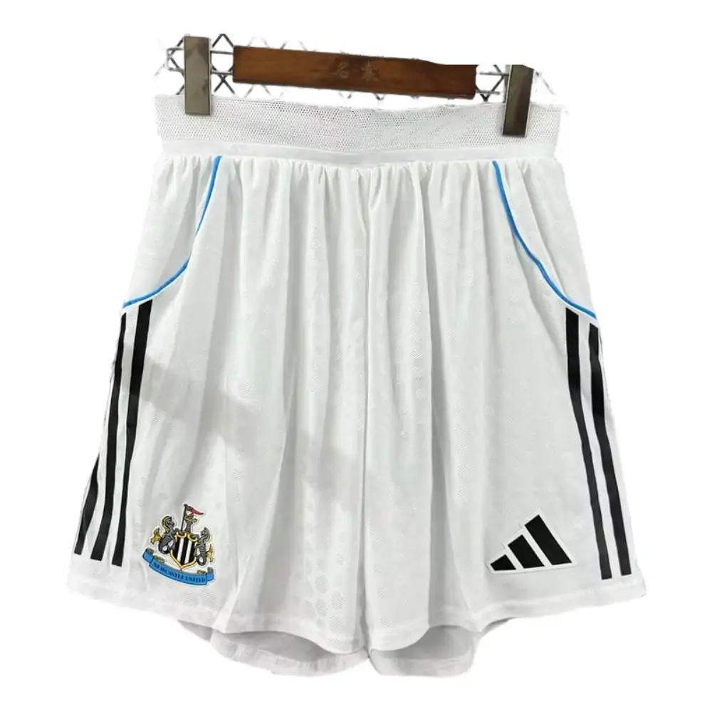 25-26 Newcastle United White Pants Shorts - Fans Edition