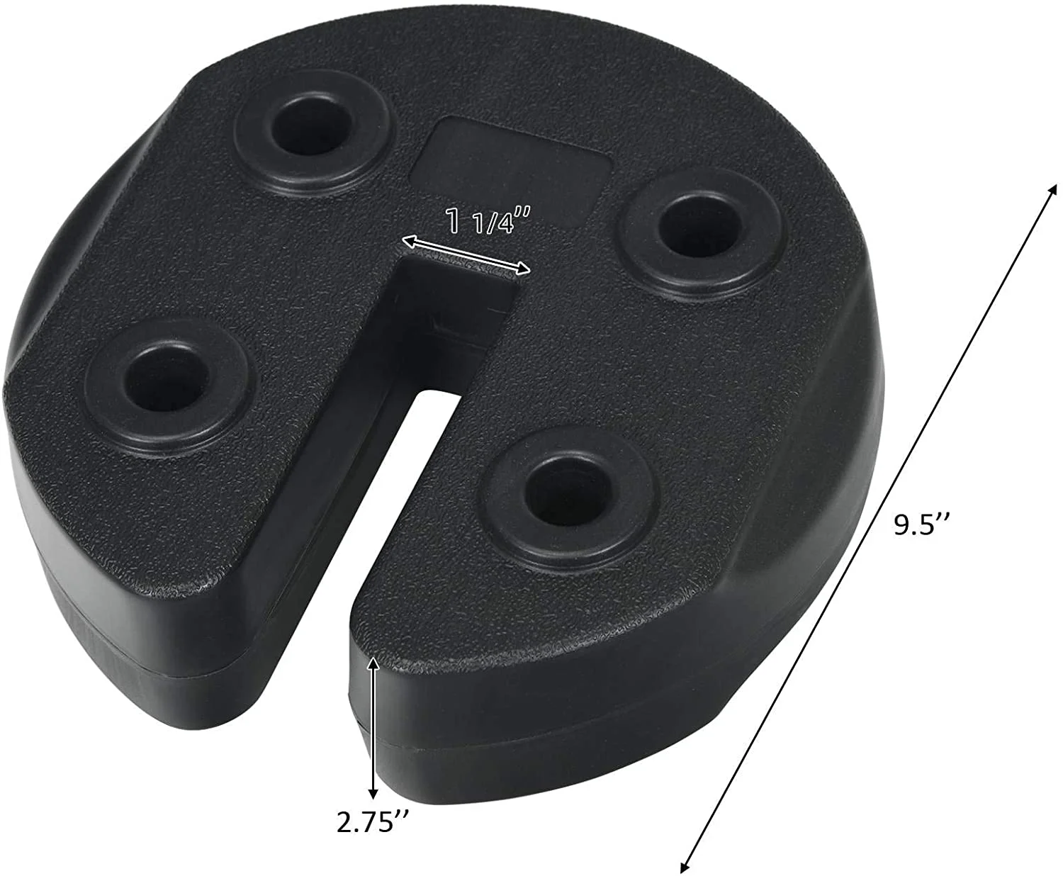 NALYL Set of 4 Canopy Weights, 20lbs Weight Plate Kit with No-Pinch Design for Easy Installation and Removal, Water & Sand Filled Tent Weights for Legs, Ideal for Tents, Canopies, Umbrellas