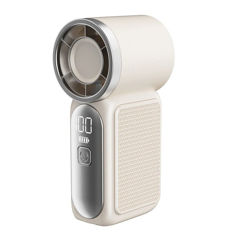 [15H Long Battery Life | 1-100 Speed Turbo] GAIATOP HF-18 Super Mini Handheld Fan, Portable Pocket Fan with Digital Display for Eyelash & Makeup Drying, Hot Flashes, USB Rechargeable Travel Accessory, Gift