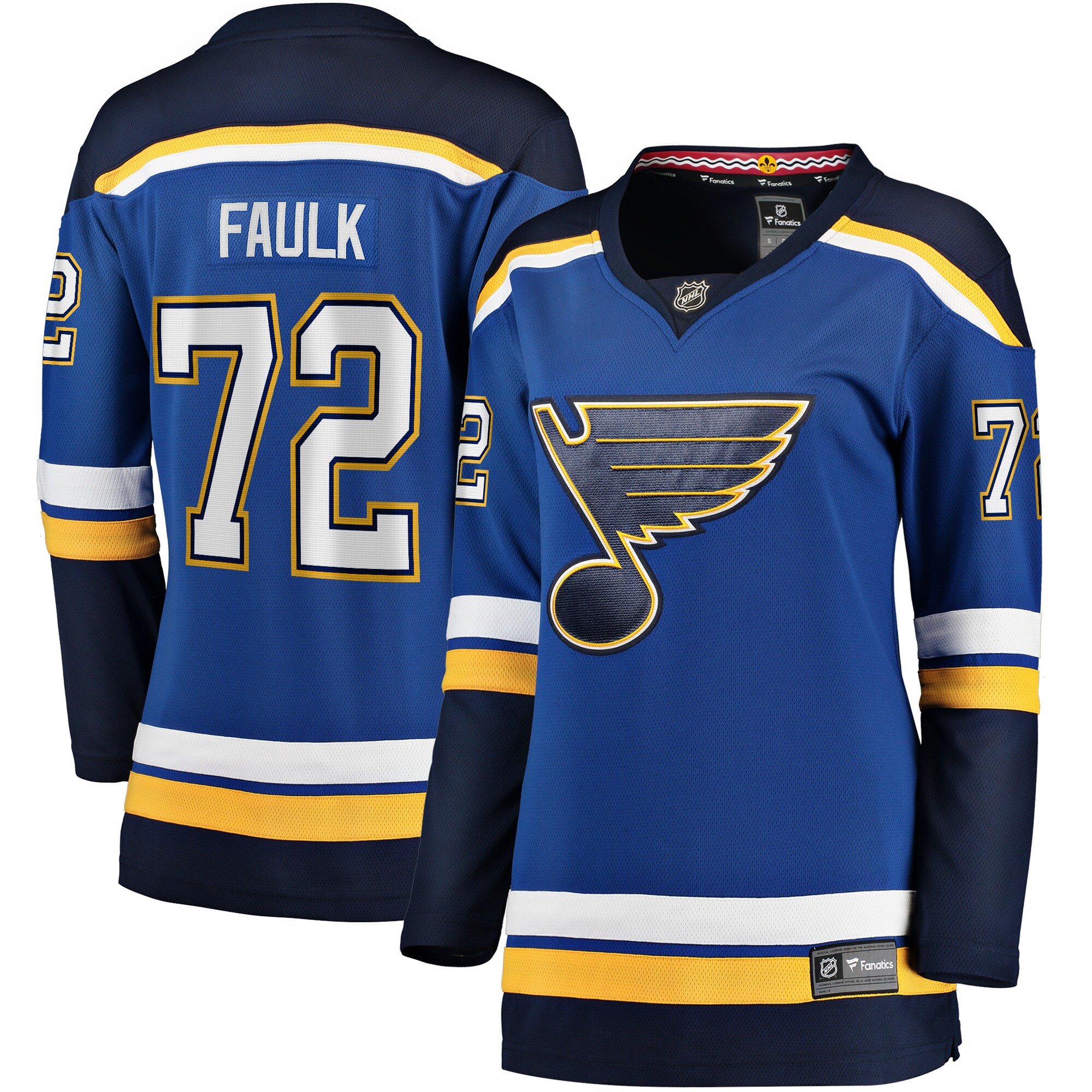 Justin Faulk St. Louis Blues Fanatics Women’s Home Breakaway   Jersey – Blue