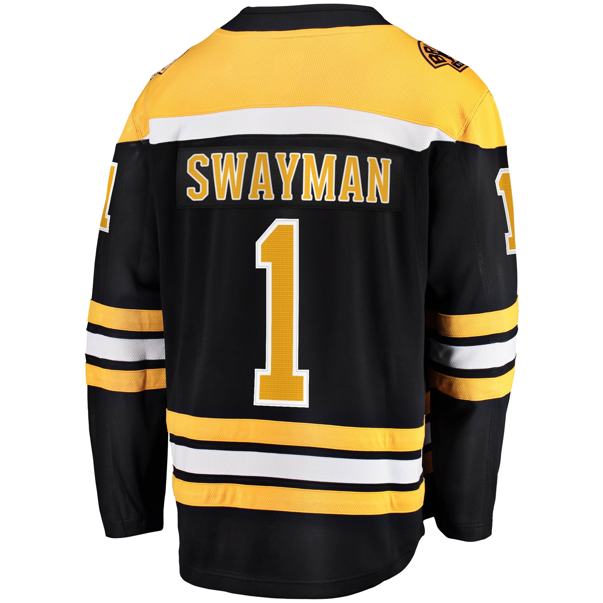 Jeremy Swayman Boston Bruins Fanatics Home Breakaway Replica Jersey – Black