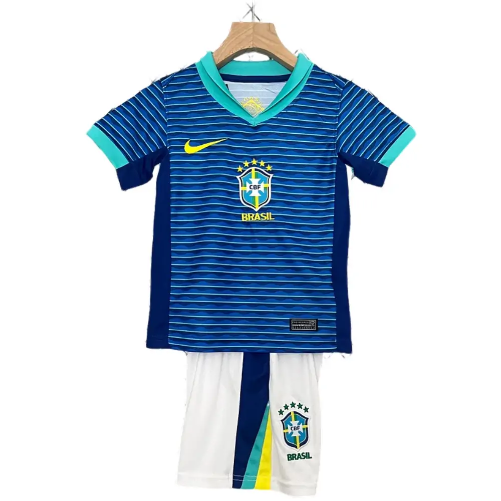2024/25 Brazil Away Jersey - Kids Kit