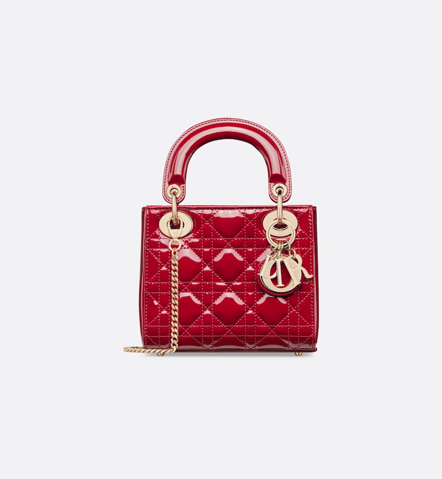 Mini Dioriviera Lady Bag – Patent Leather