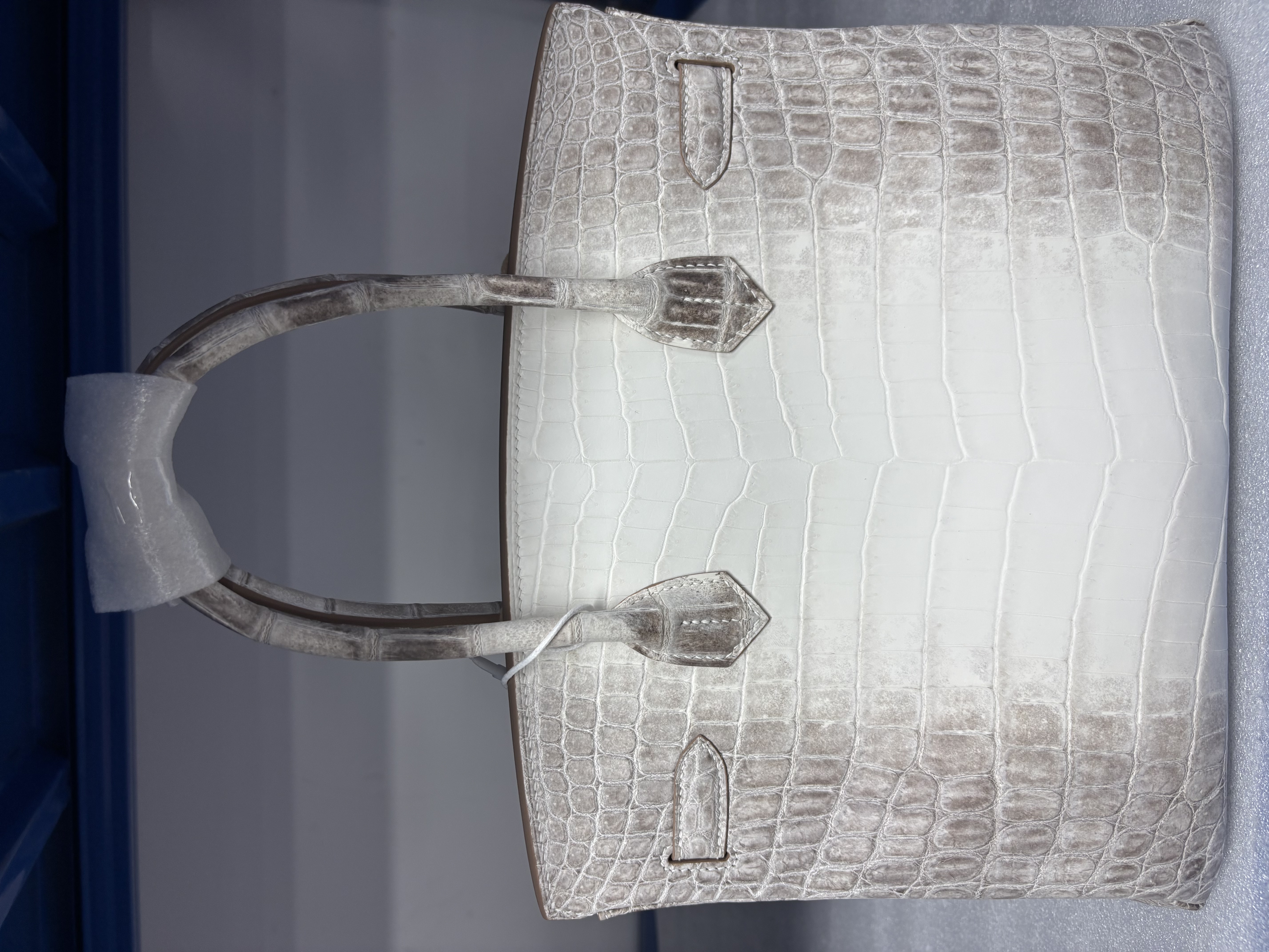 Birkin Himalayan  25-35 crocodile skin Silver hardware
