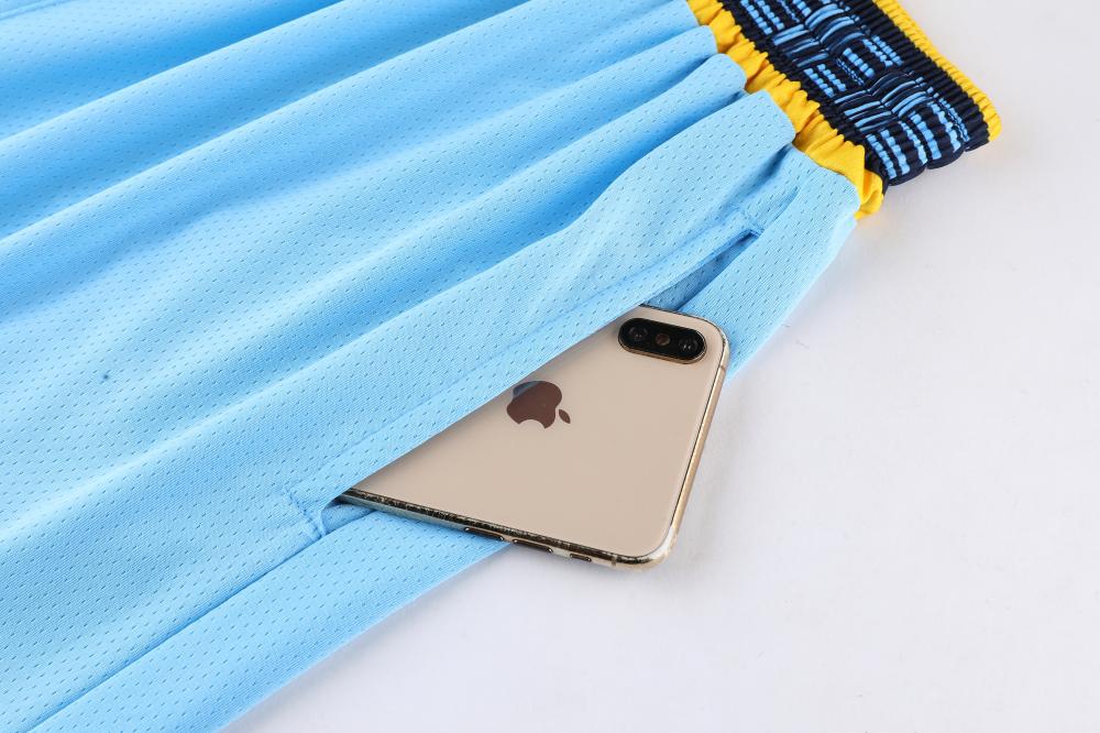 Grizzlies basketball jersey light blue suit（Customizable name and number）