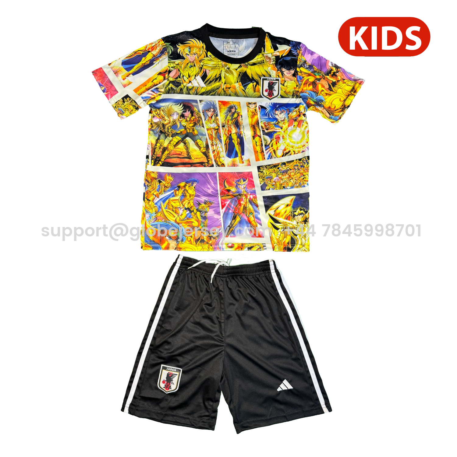 Japan 25-26 Saint Seiya Yellow Special Kids Kit