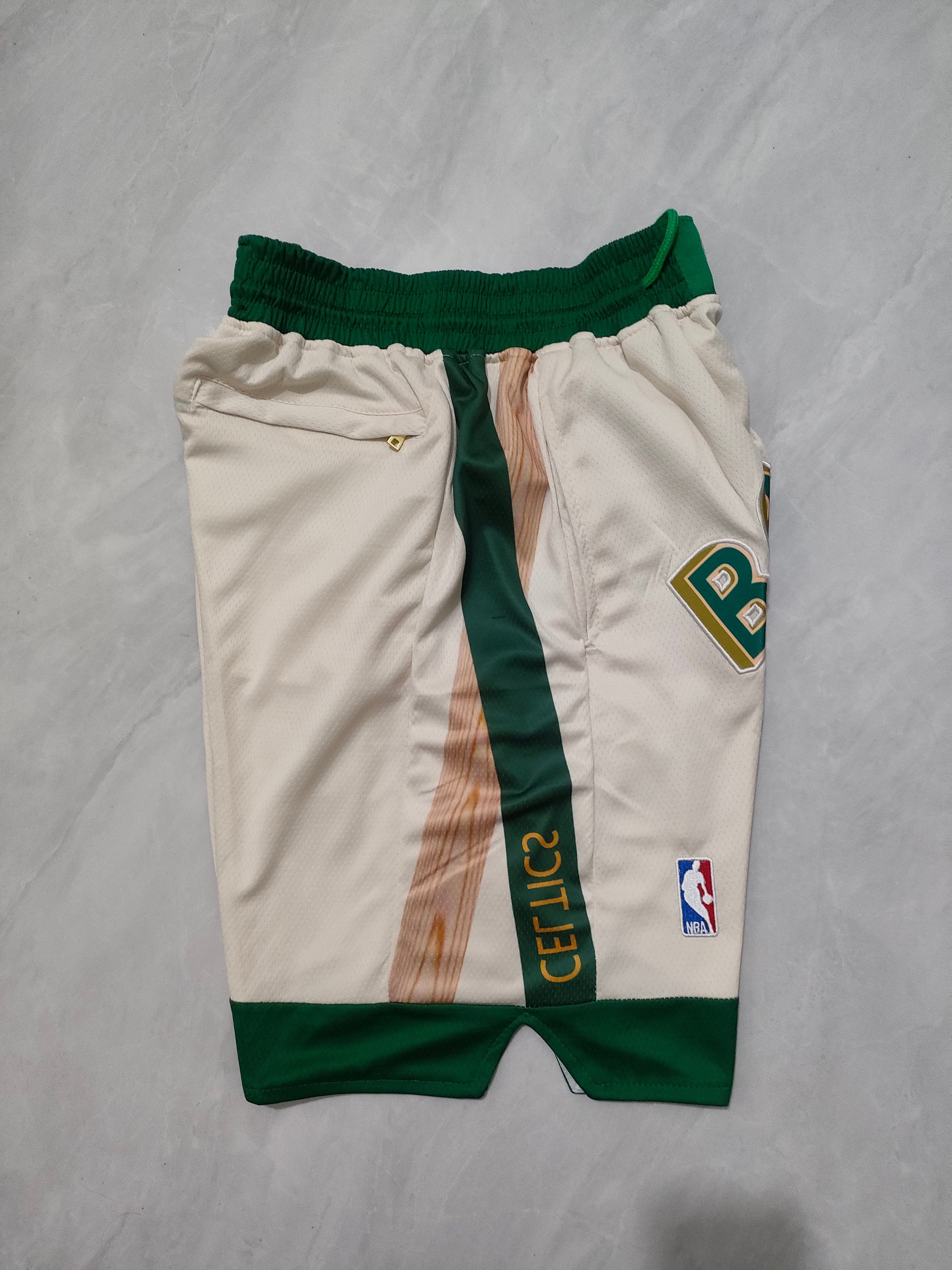 Boston Celtics off-white city edition shorts