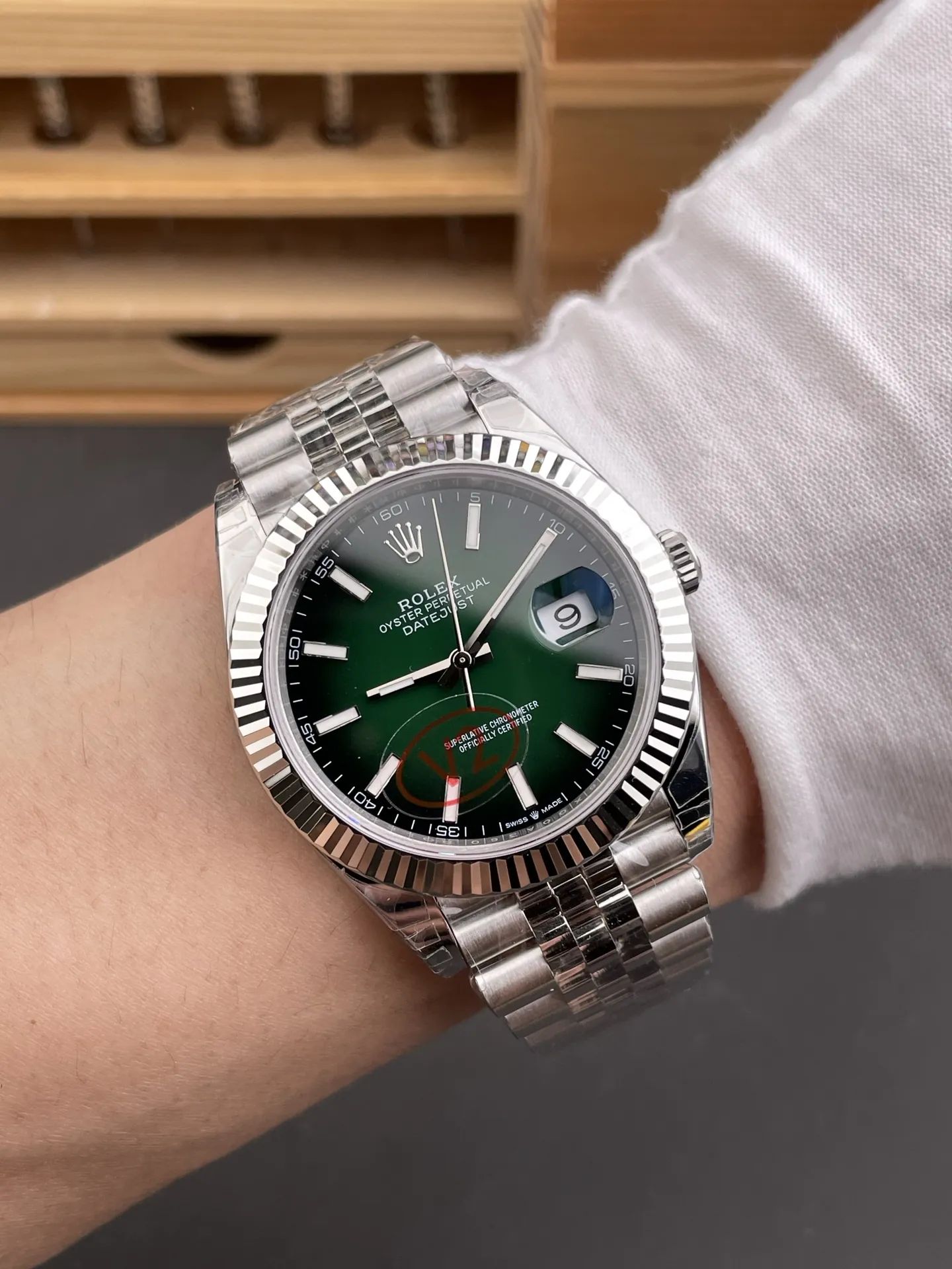 Rolex Datejust Smoked Green 41mm