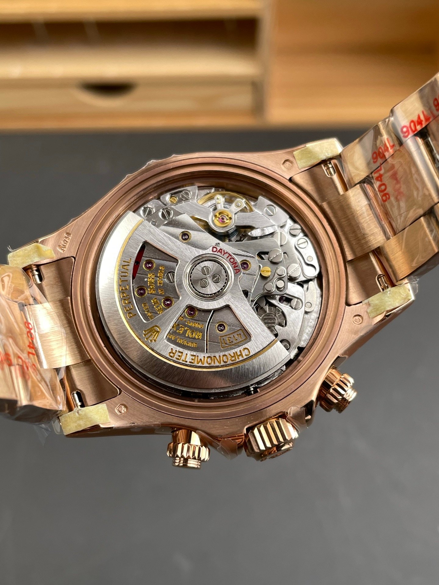 Rolex Daytona Rose Gold Black Gold Diamond
