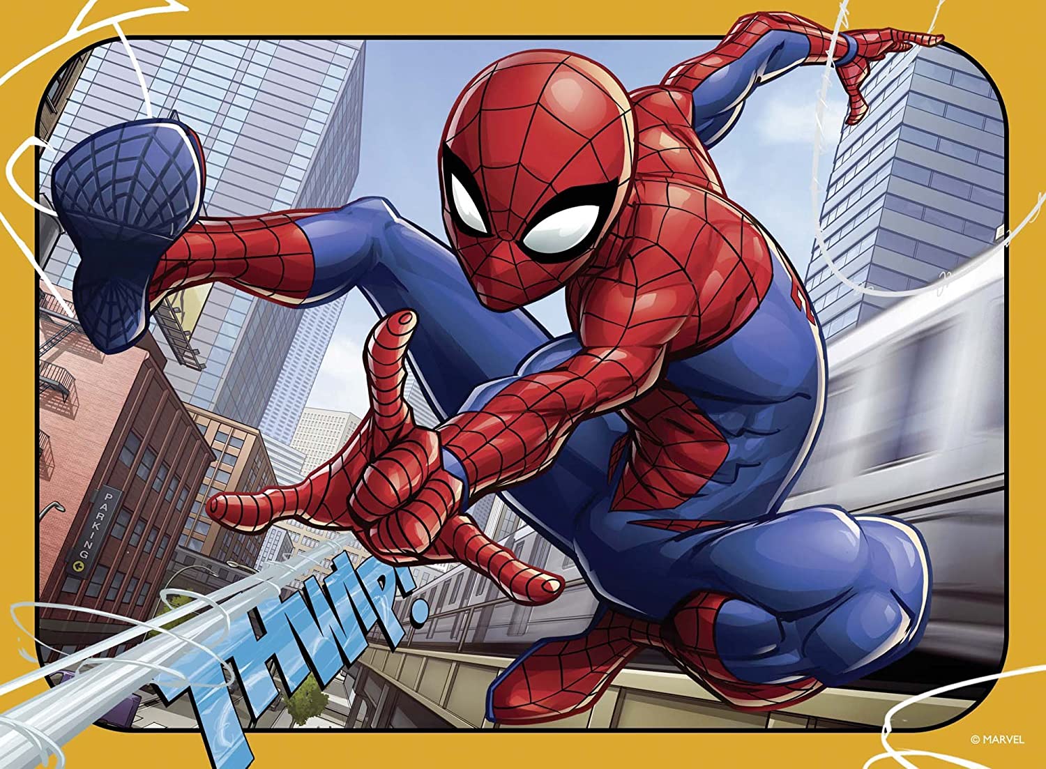 Spider-Man 4 in a box – 12, 16, 20, 24 Piece Jigsaw Puzzles (Ravensburger)