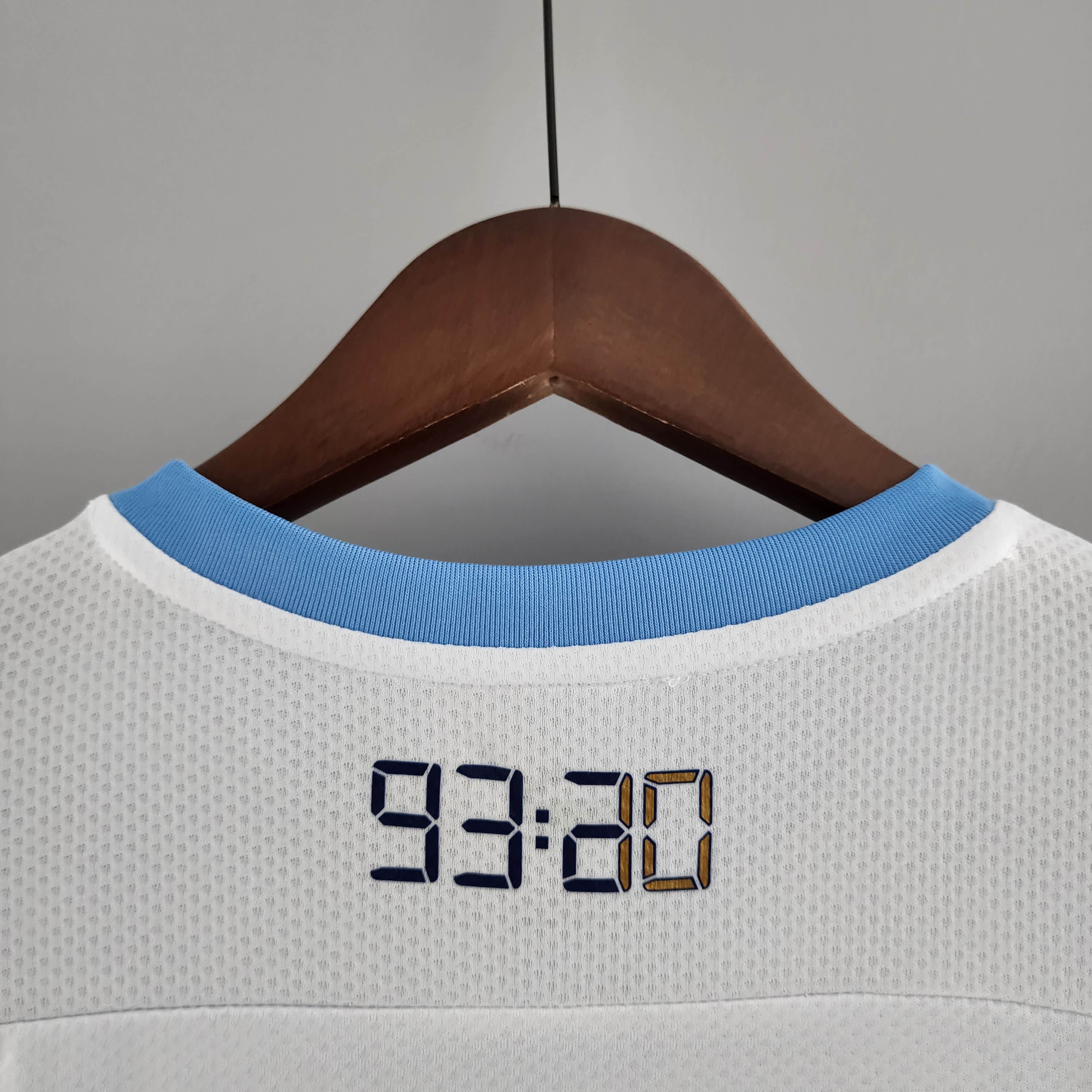 2022/2023 Manchester City Football Shirt Blue And White 1:1 Thai Quality