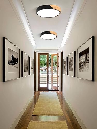 Modern Dimmable Wood Ceiling Light