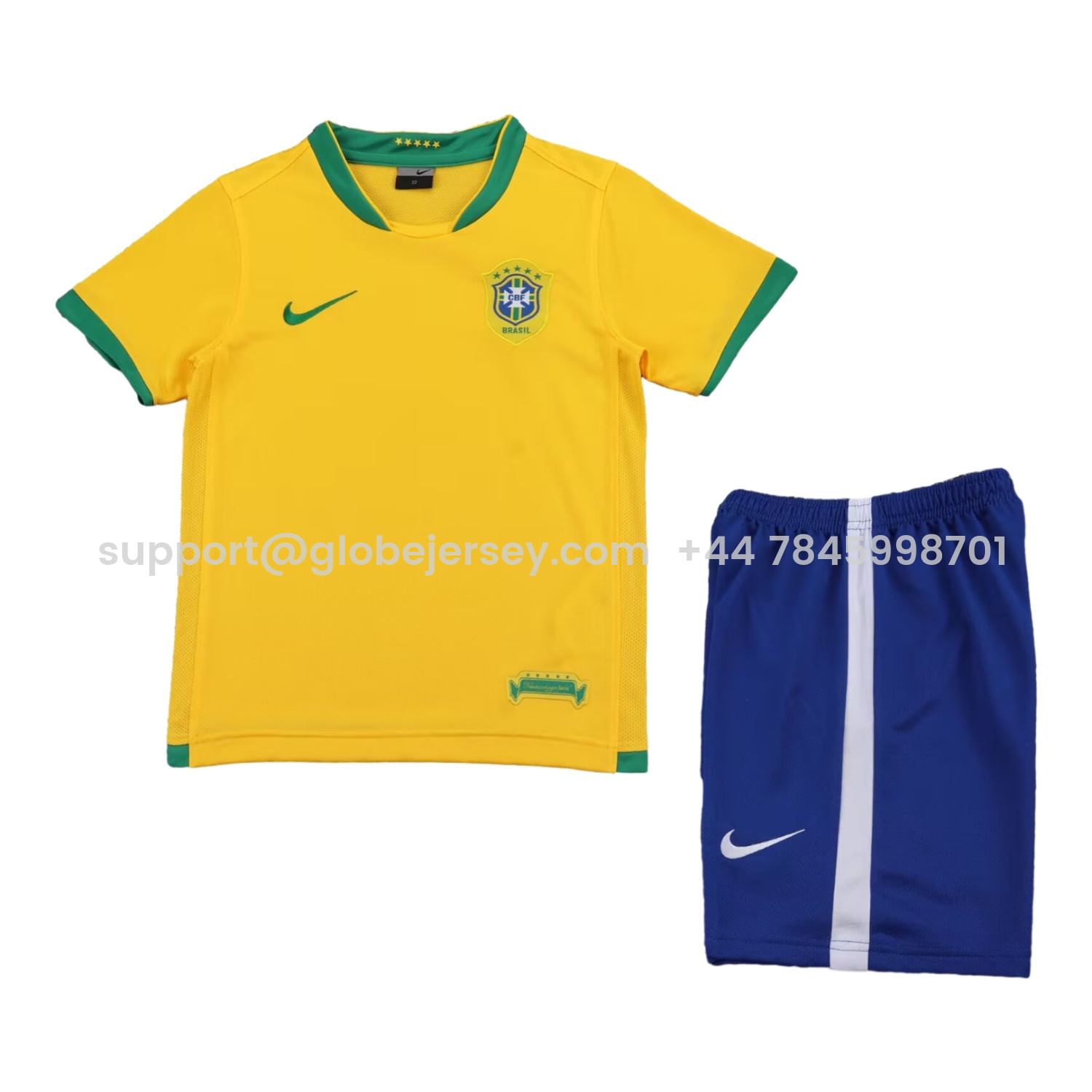 Retro Brazil 2006 Home Kids Kit