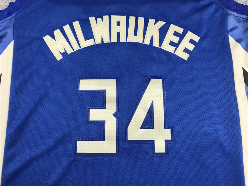 Unisex Bucks 2024/25 Embroidered Swingman Jersey City Edition