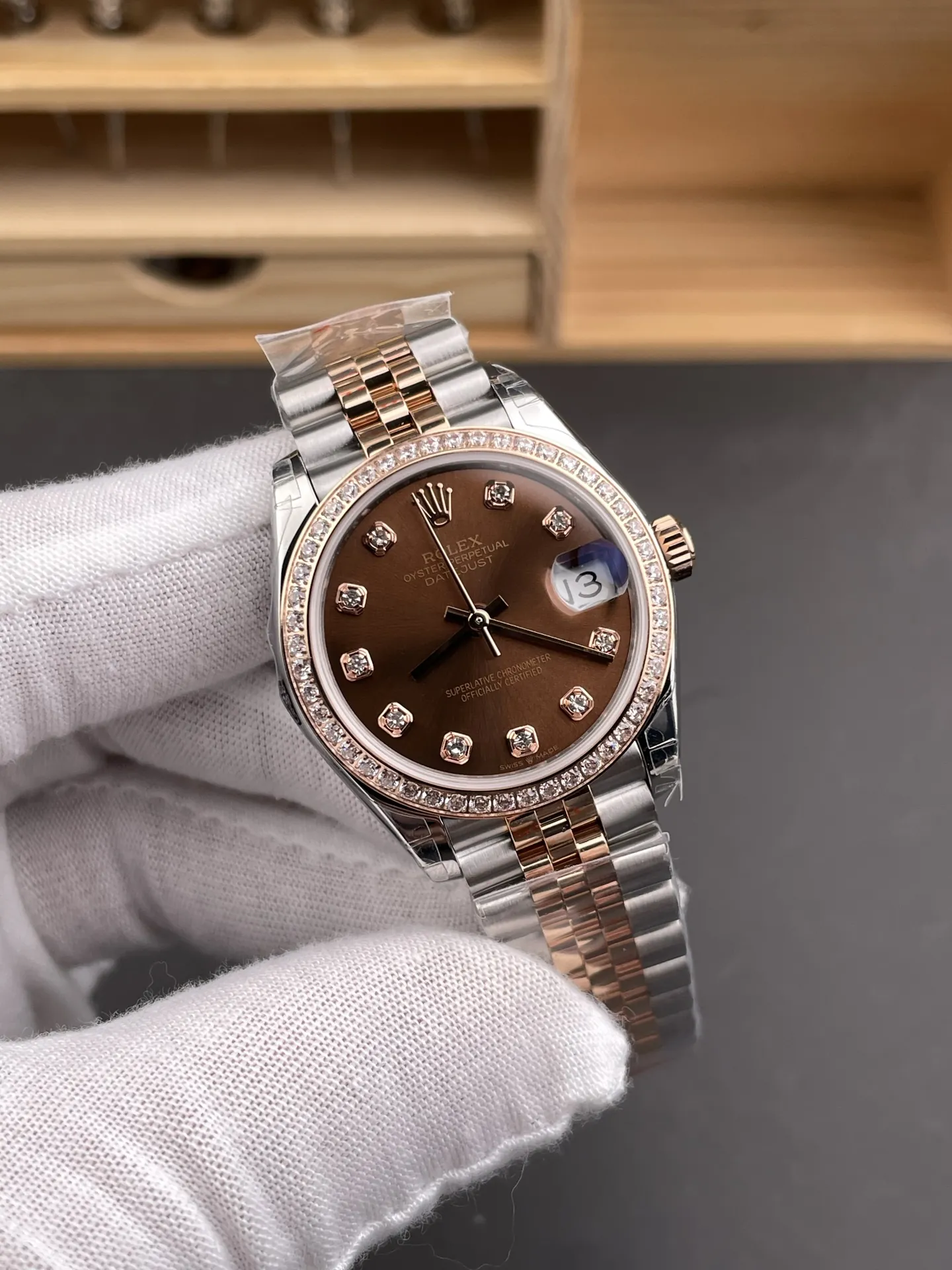Rolex Datejust Rose Gold Ladies 31mm