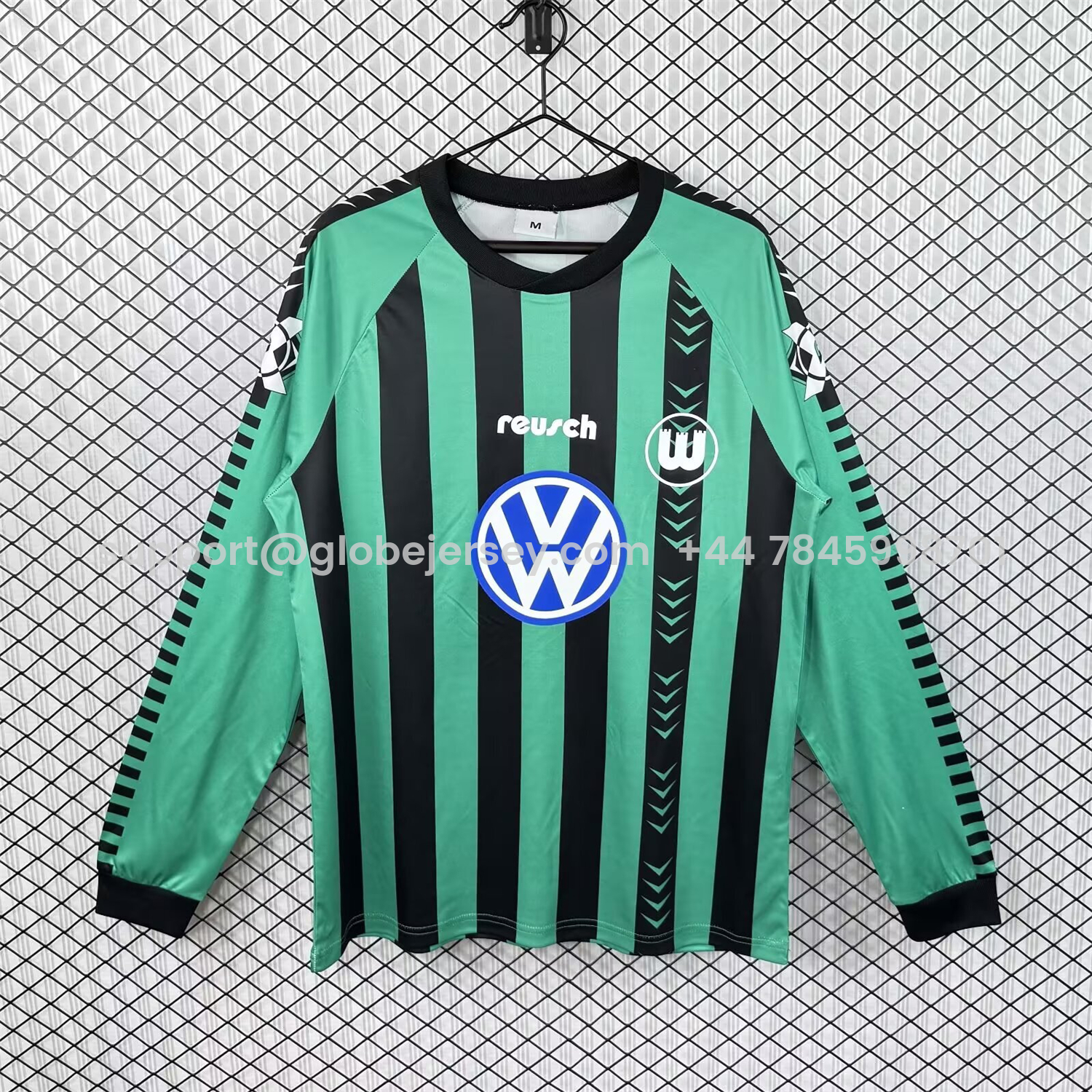 Retro Wolfsburg 1994-96 Away Long Sleeves Jersey