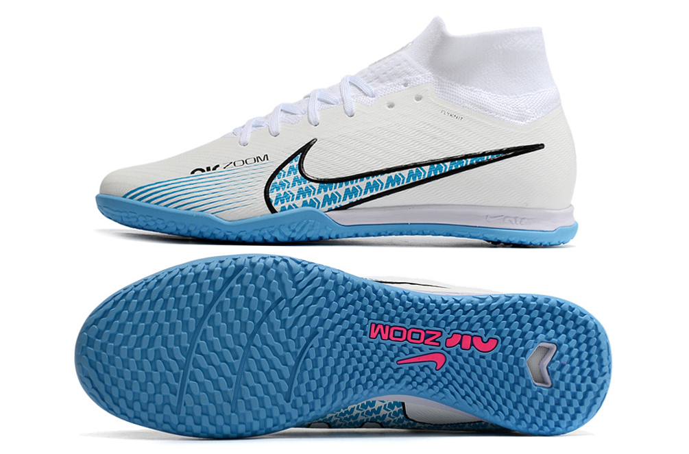 Assassin XV high-top fully knitted waterproof MD air cushion grass spike football shoes