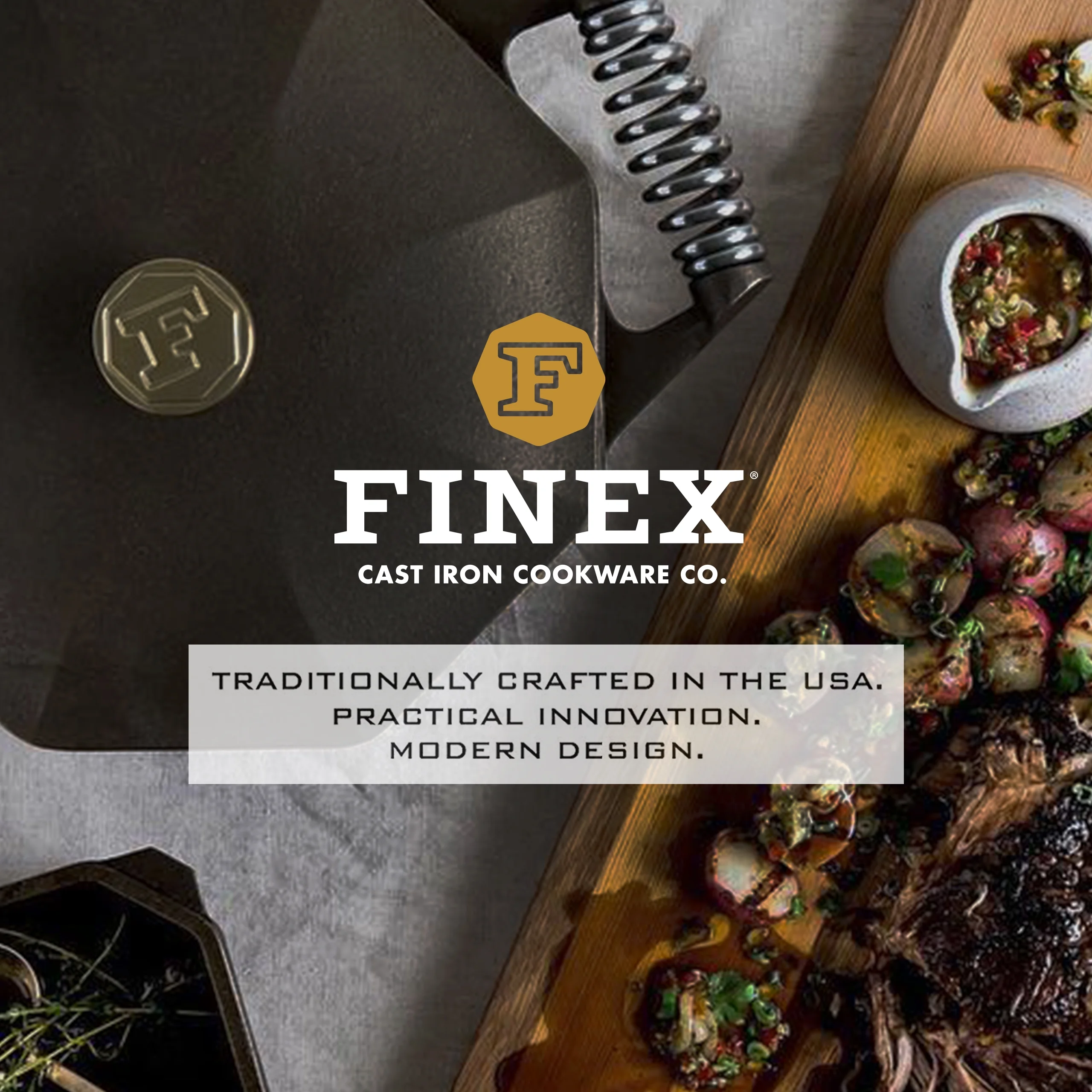 FINEX 5 Qt Dutch Oven - Beautiful Cast Iron Dutch Oven - Cooking Pot with Even Heat Retention & Distribution - Effortless Cleaning - Rust Resistant Dutch Oven Pot - Pre-Seasoned