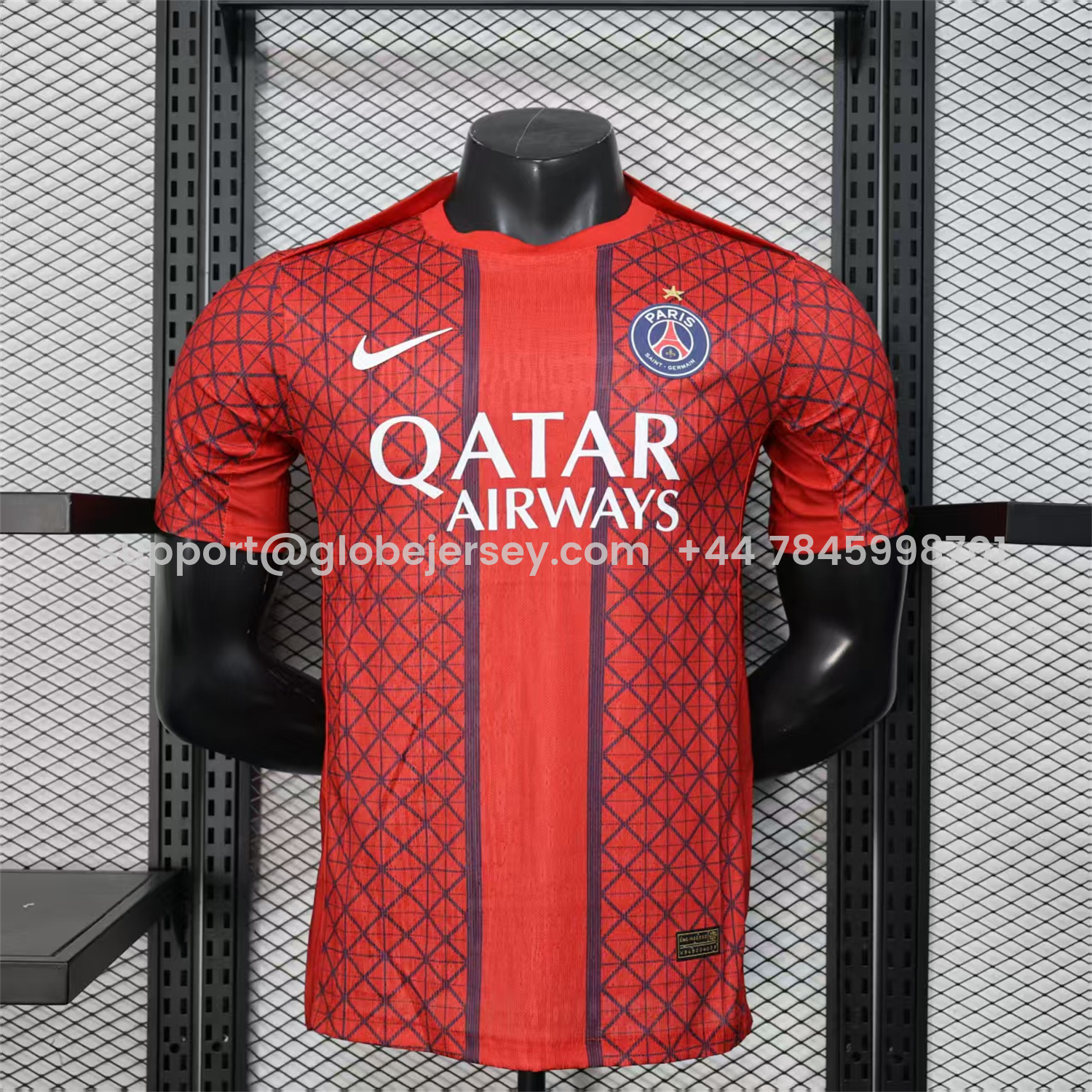 Paris Saint-Germain PSG 25-26 One Star Red Special Edition Jersey - Player Version