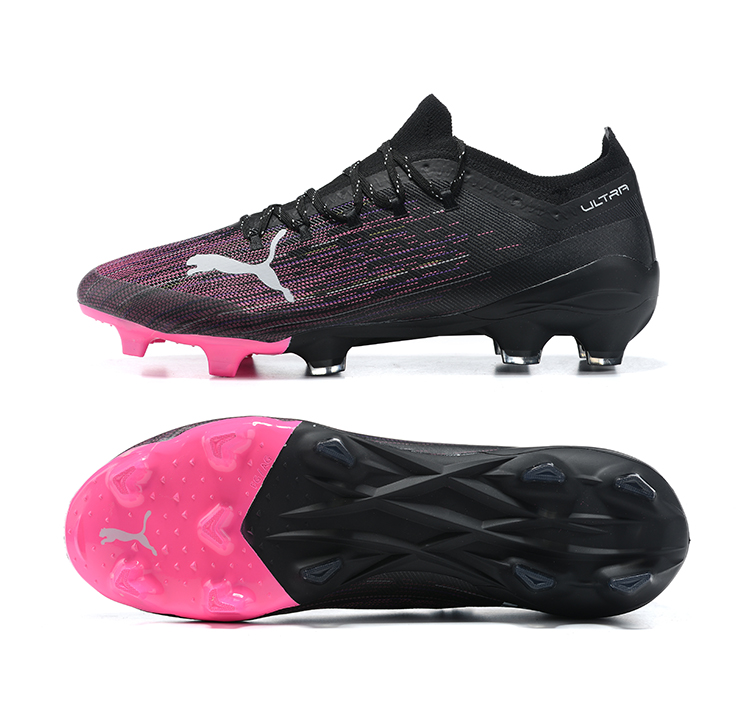 Fully knitted waterproof FG football shoes