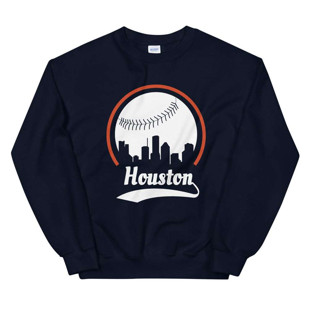 Unisex Houston Astros Baseball Crewneck Sweatshirt