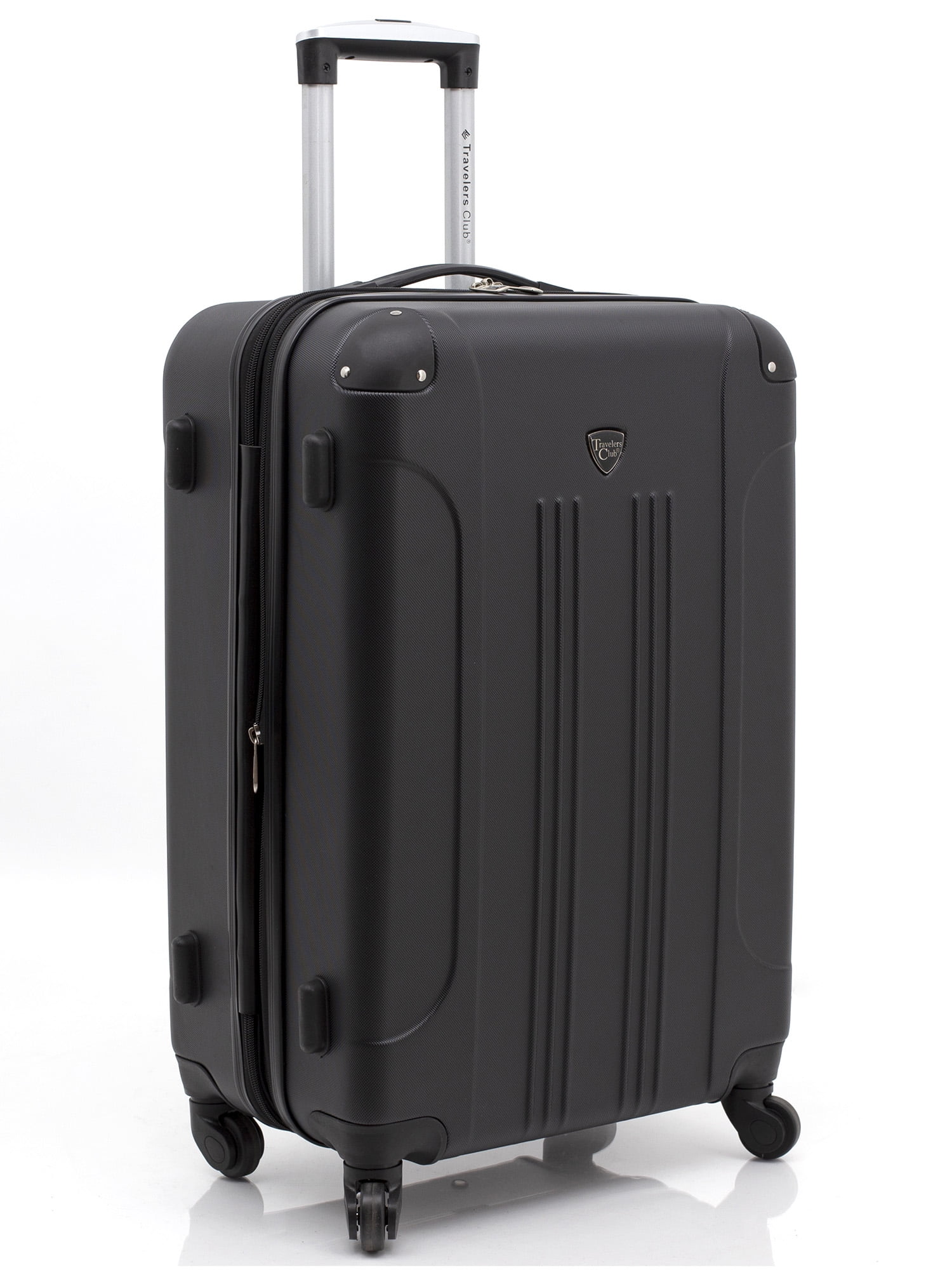 Travelers Club Chicago 3-Piece ABS Expandable ABS Travel Set - Silver
