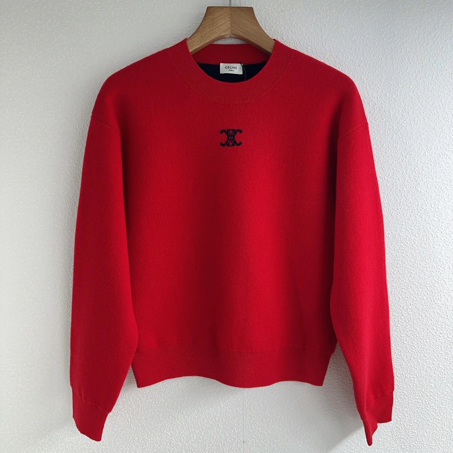 26SS NEW Crochet Arc de Triomphe knitted sweater