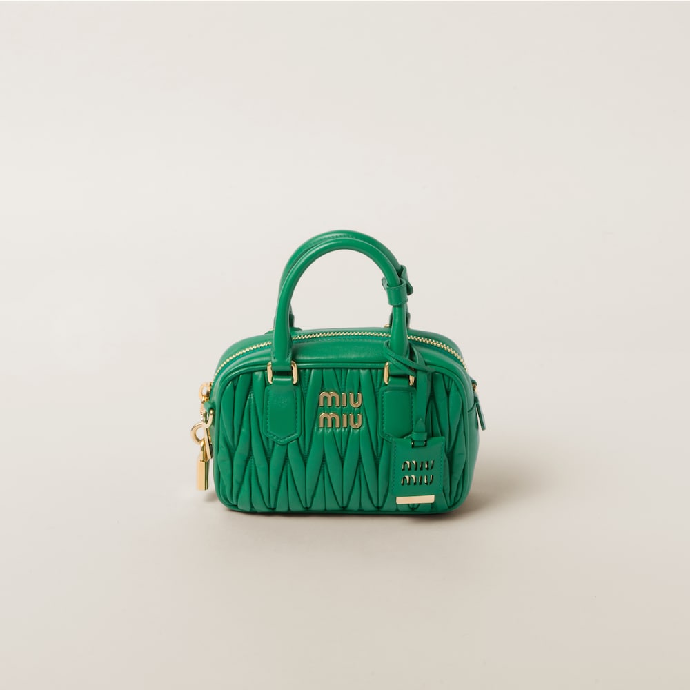 Small Arcadie matelassé nappa leather bag