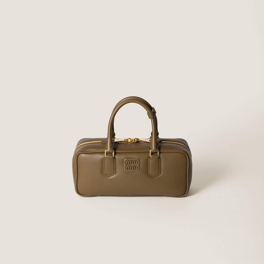 Large Arcadie leather bag