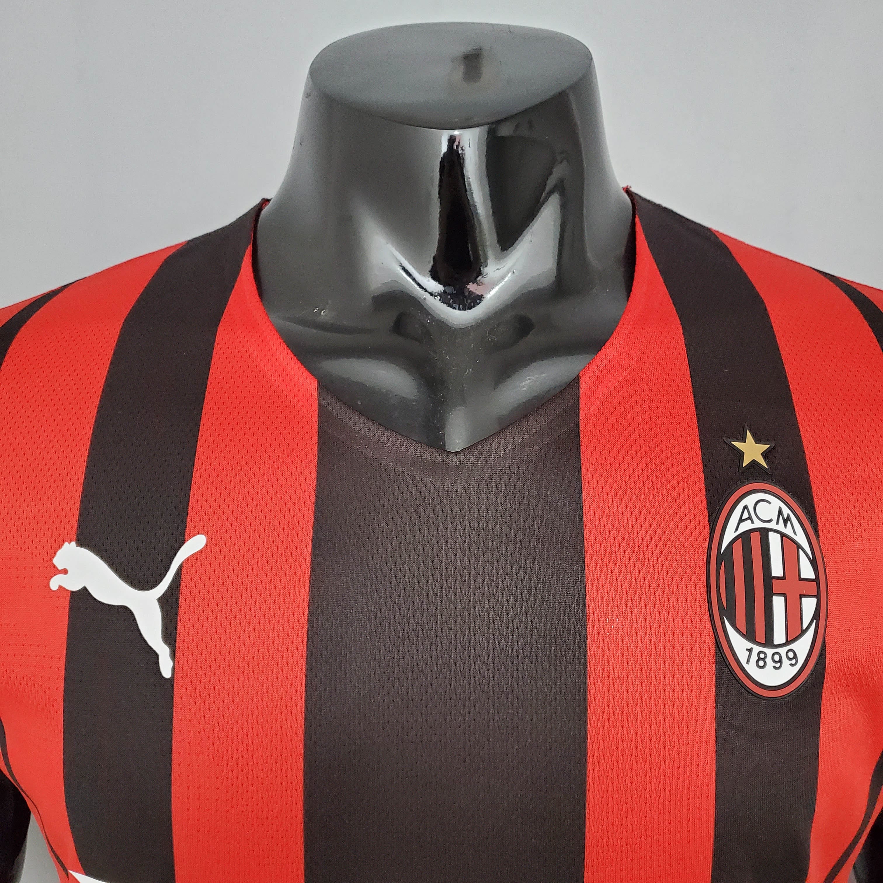 Player Version AC Milan Football Shirt Home 2021/2022 1:1 Thai Quality