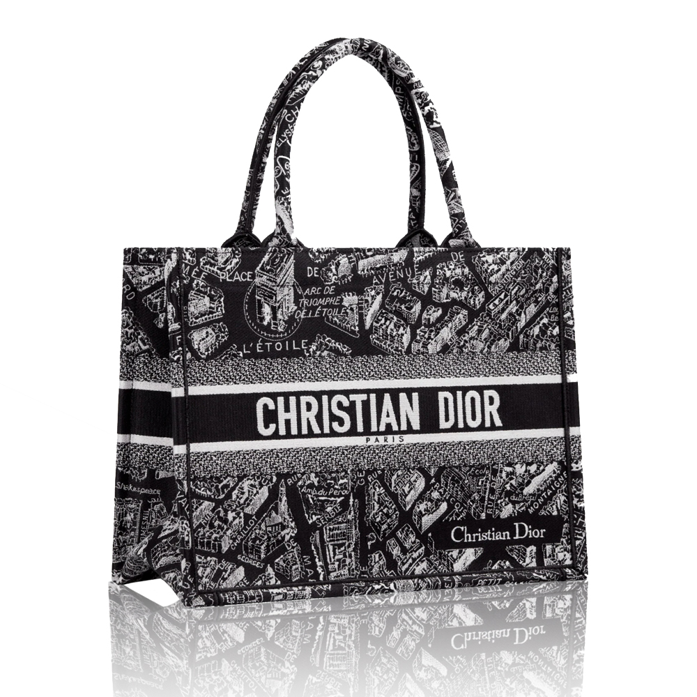 Dior Book Tote Paris Map Bag