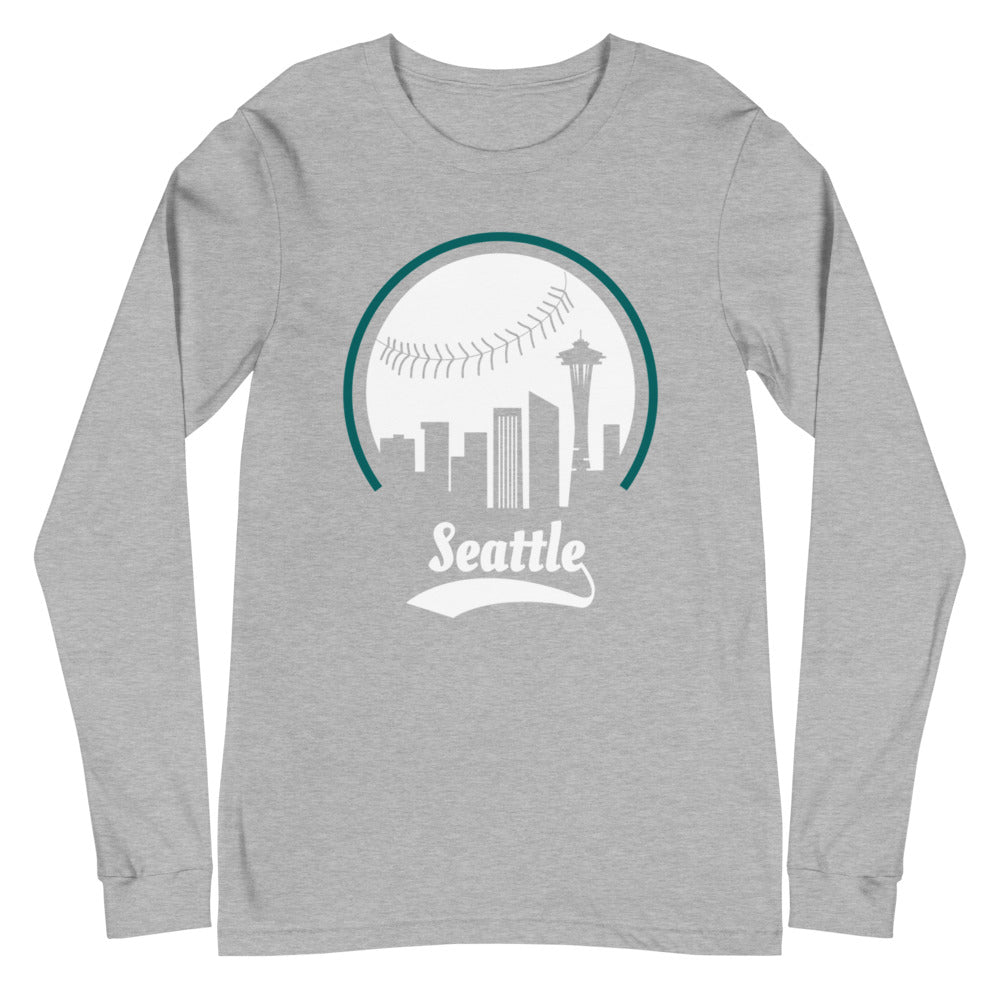 Unisex Seattle Mariners Baseball Long Sleeve Tee Shirt