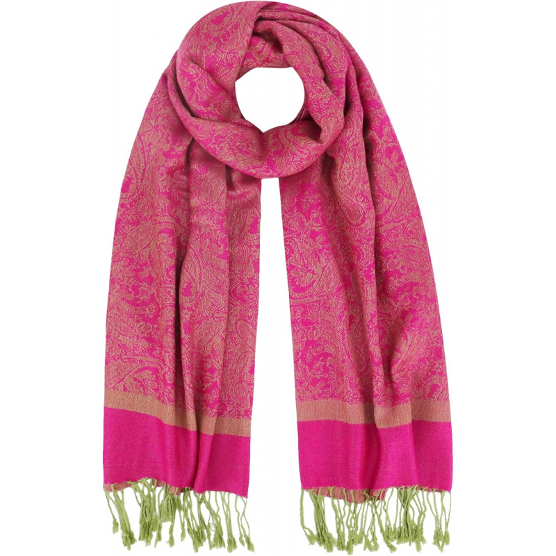 Silky Paisley Pashmina Shawl Scarf-Women's Soft