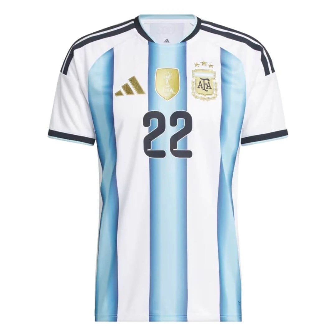 L.MARTÍNEZ #22 Argentina Home Soccer Jersey 2026 World Cup
