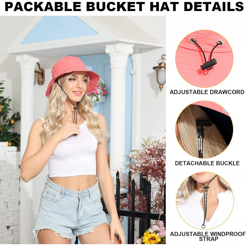 Women's Packable Waterproof Bucket Hat