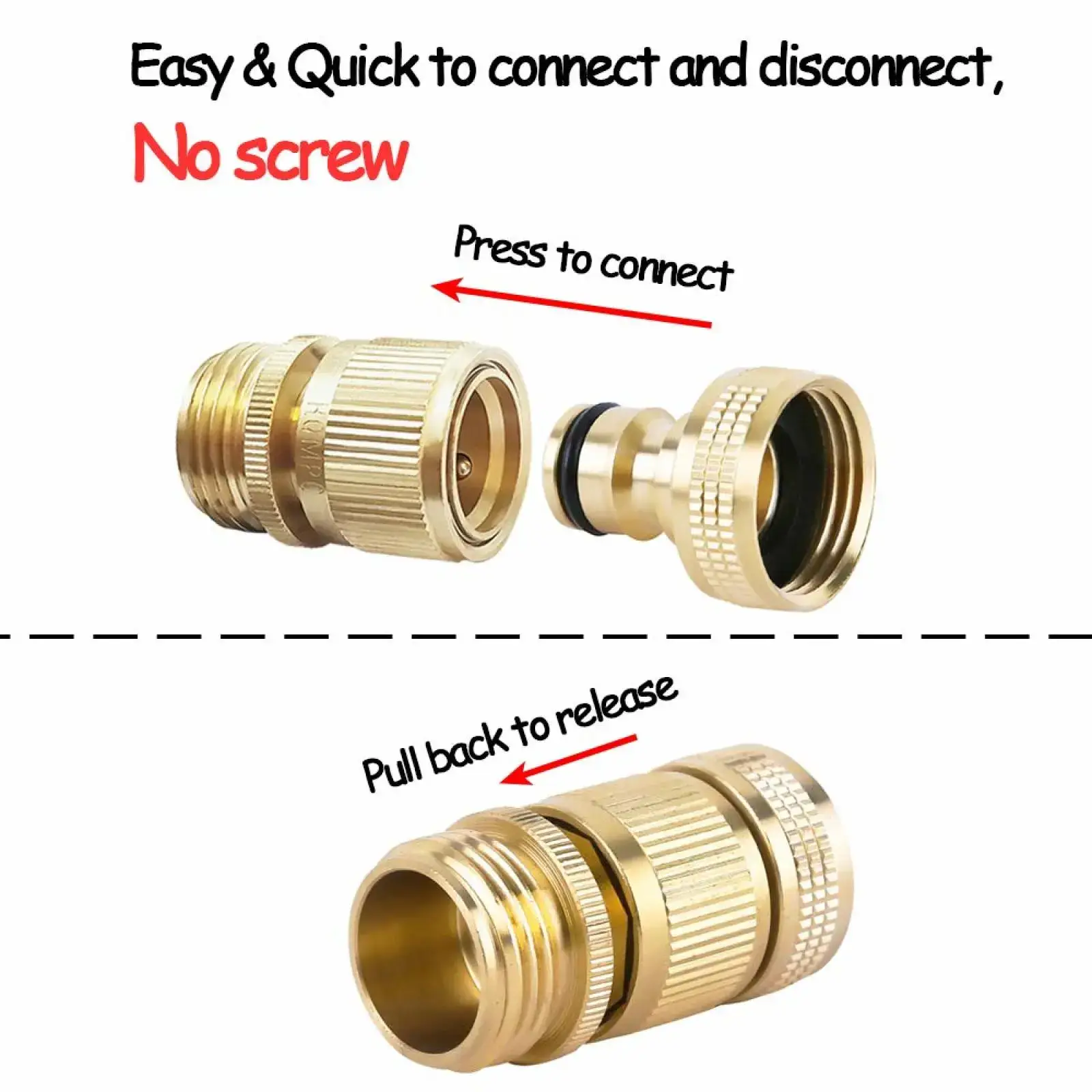 Garden Hose Quick Connector