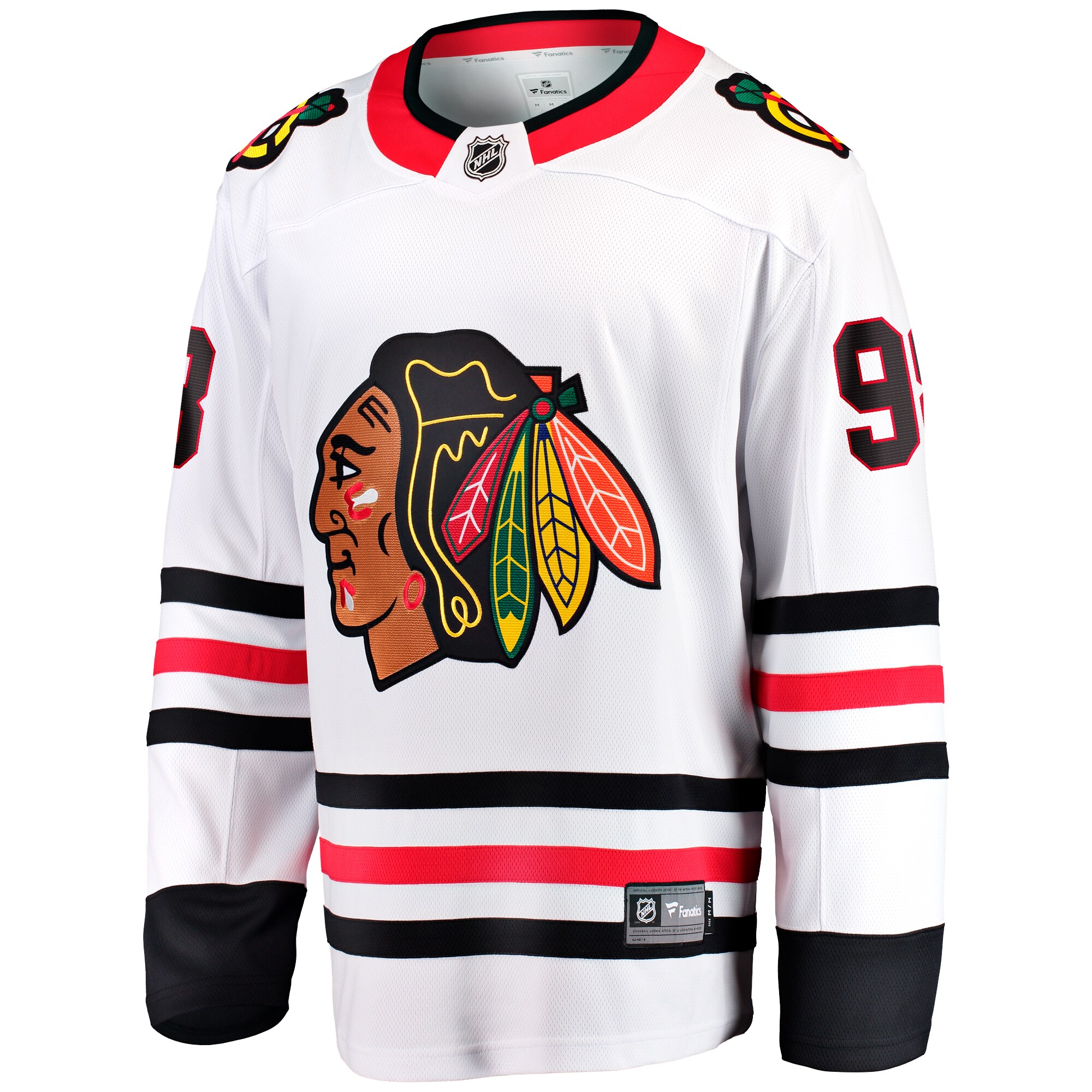 Connor Bedard Chicago Blackhawks Fanatics Away Breakaway   Jersey – White
