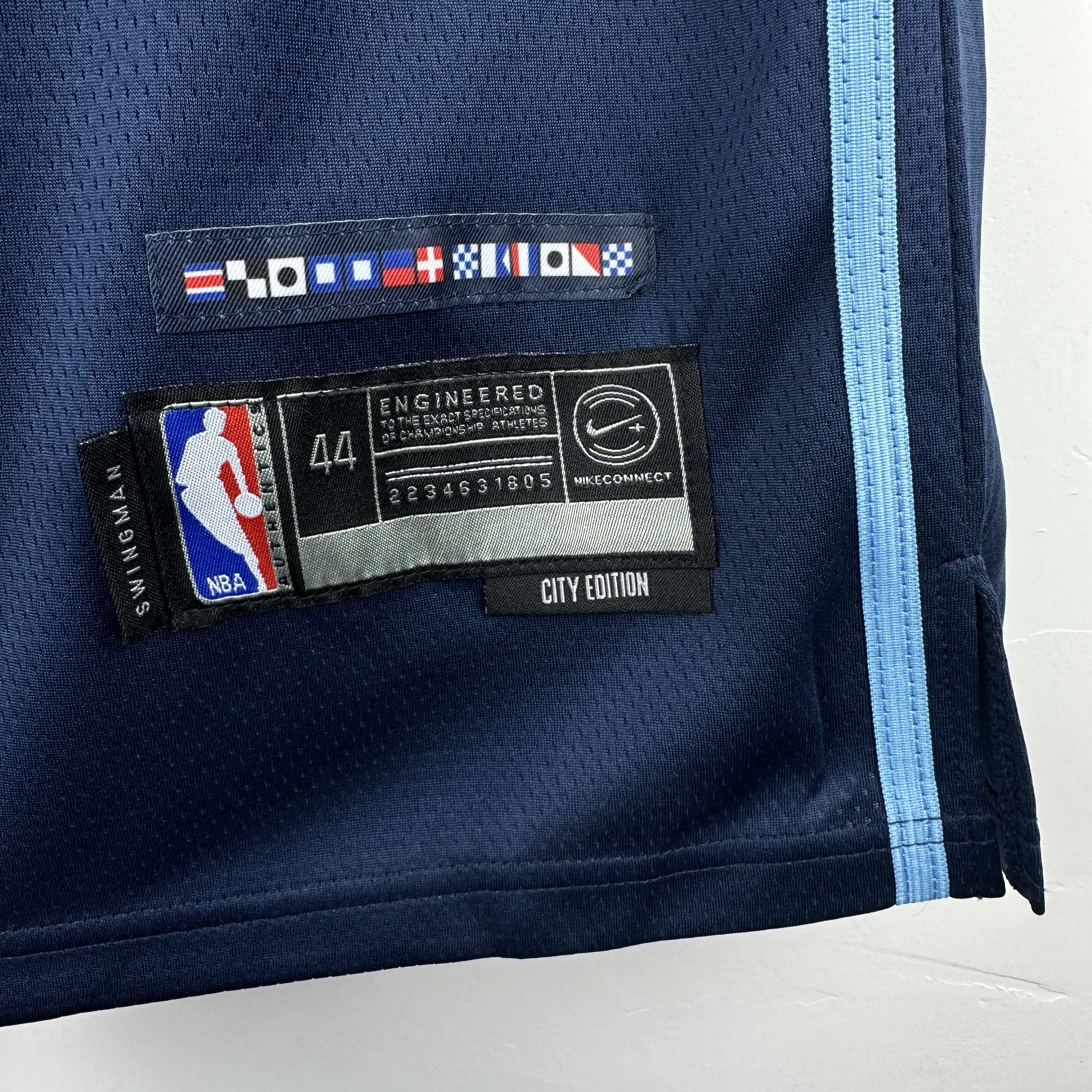 Embroidery 25th season Clippers Navy Blue No. 1 Harden
