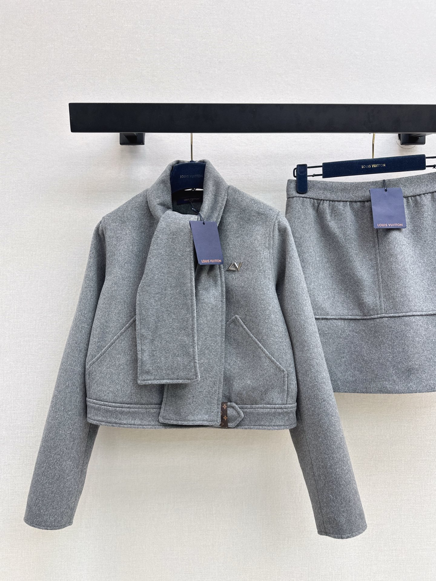 Newest early spring style sophisticated gray suit