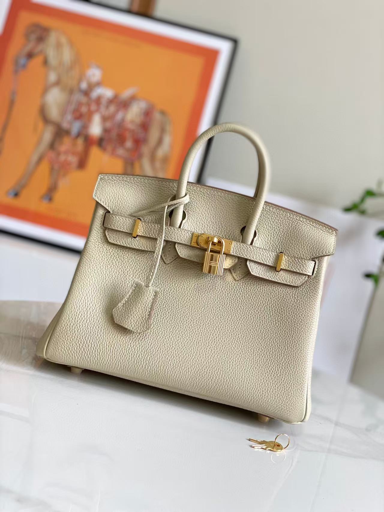 Hermes Birkin 25-35cm custom TOGO customization